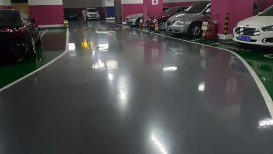 停車場地坪-美地化工 停車場地坪-美地化工