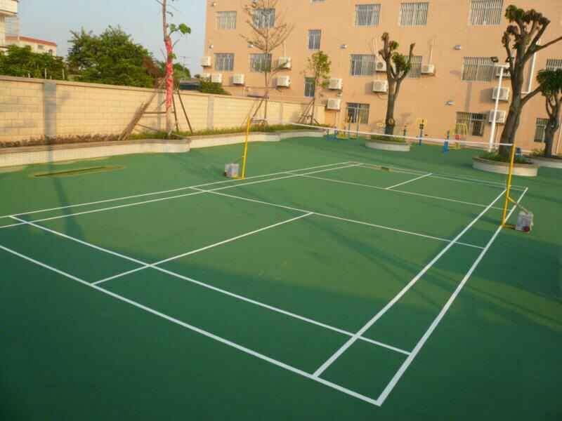 馬路打羽毛球心真大！中山地坪漆廠家有話說